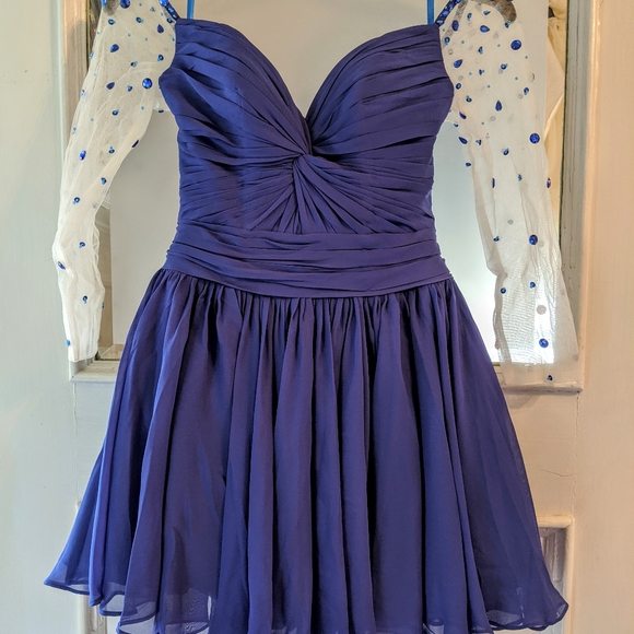 A-line Chiffon Cocktail Dress PROM PAGEANT - Picture 4 of 7